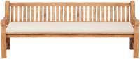 Teakbank Jackson mit Sitzkissen 240 cm + teak creme Teakbank Jackson mit Sitzkissen 240 cm + teak creme
