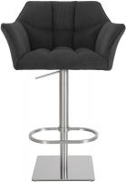 Barhocker Damaso E Cord dunkelgrau 