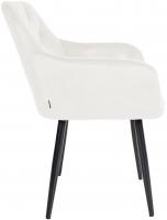 2er Set Esszimmerstühle Stanley Samt creme 