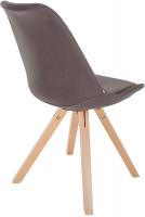 Stuhl Sofia Stoff Square taupe 