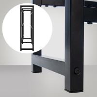 6er Getränkekistenständer Stack schwarz 6er Getränkekistenständer Stack schwarz