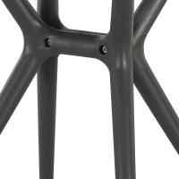 Tisch Becky eckig 72 x 72 cm dunkelgrau 