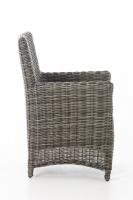 Stuhl Fontana / Sankt Marlo Eisengrau 5mm grau-meliert 