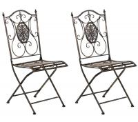 2er Set Stühle Sibell bronze