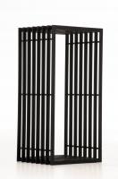 Kaminholzständer Irving 40x50x100 schwarz-matt 