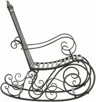 Schaukelstuhl Smilla anthrazit 