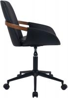 Bürostuhl Daina Kunstleder walnuss/schwarz 