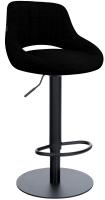 Barhocker HD Milet B Stoff schwarz