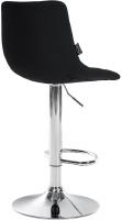 2er Set Barhocker Jerry Kunstleder chrom schwarz 