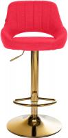 2er Set Barhocker Milet Stoff G rot 