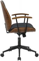 Bürostuhl Arlondi Kunstleder  walnuss/schwarz 