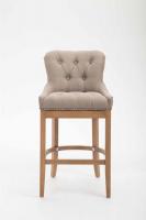 Barhocker Lakewood Stoff, Antik-hell taupe 