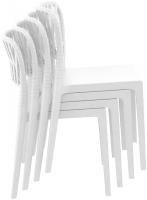 6er Set Stühle Portofino weiß 