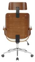 Bürostuhl Dayton walnuss/weiß 