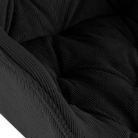 Esszimmerstuhl Rimio Cord schwarz Esszimmerstuhl Rimio Cord schwarz