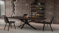 Tischbeine Jimmy 180x80x72 schwarz 