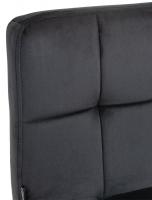 Barhocker Peru Samt schwarz schwarz 
