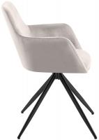 Esszimmerstuhl Olema Samt grau 