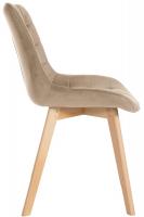 2er Set Stühle Brook Samt braun 