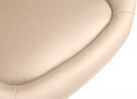 Barhocker Davie Kunstleder schwarz creme 