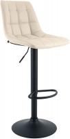 Barhocker Mapun Kunstleder creme