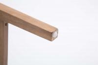 Barhocker Louise Stoff antik-hell dunkelgrau 