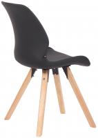 Stuhl Luna Kunstleder schwarz 