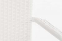 Polyrattan Stuhl Leonie weiß Polyrattan Stuhl Leonie weiß