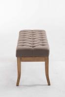 Sitzbank Ramses Stoff antik-hell 100 taupe 
