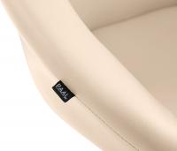 Barhocker Davie Kunstleder schwarz creme 