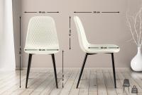 4er Set Stühle Giverny Stoff creme 4er Set Stühle Giverny Stoff creme