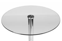 Glastisch rund 105 cm klarglas 