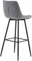 2er Set Barhocker Dartford Stoff  grau 