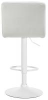 2er Set Barhocker Peru Samt weiß creme 