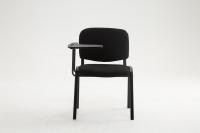 Stuhl Ken mit Klapptisch Stoff schwarz 