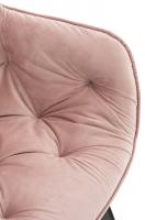 Stuhl Tanna Samt pink 