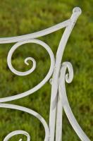 Gartenbank Tara antik weiß 