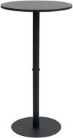 Stehtisch Hereford rund 60 cm schwarz/schwarz