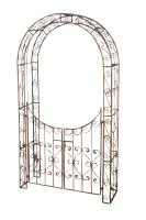 Rosenbogen m. Tor Sina antik braun 