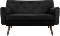 Sofa Kioni Cord schwarz 