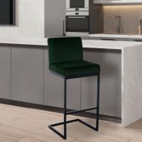 Barhocker Hopewell Samt B grün