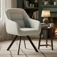 Stuhl Pettuli Stoff creme 