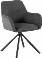 Stuhl Tipton Cord grau 