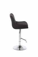 Barhocker Club Stoff dunkelgrau 