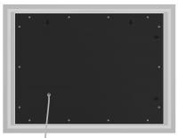 Badspiegel Jaffrey 60x80 ohne Bluetooth klarglas 