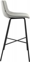 Barhocker Altona Stoff grau 
