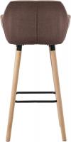 2er Set Barhocker Grant Stoff coffee 