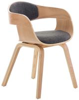 2er Set Stühle Kingston Stoff natura/hellgrau 