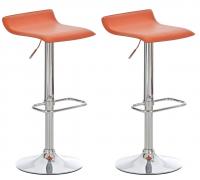 2er Set Barhocker Dyn orange