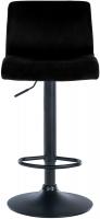 Barhocker Hover Samt B schwarz 